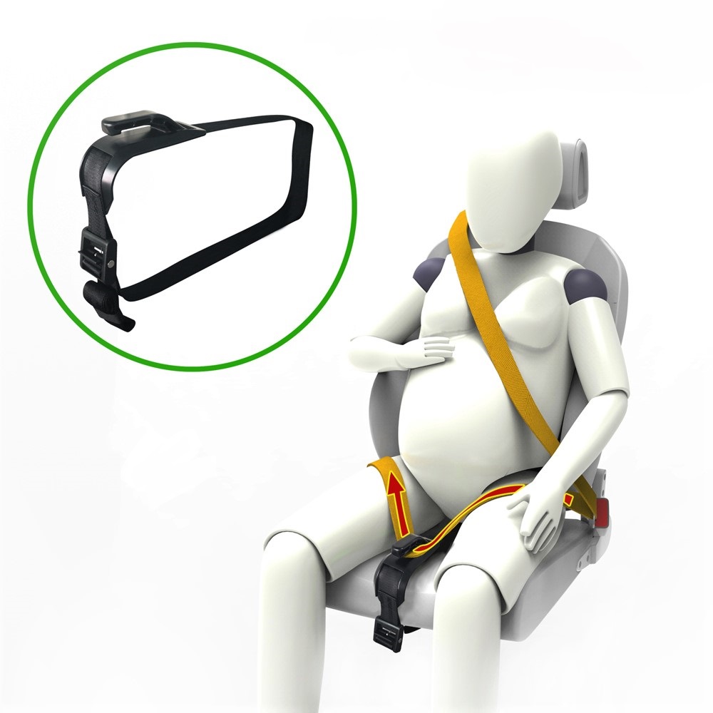 ZUWIT Bump Belt, Prevent Compression of The Abdomen, Comfort & Freedom for Pregnant Moms Belly, Protect Unborn Baby, a Must-Have for Expectant Mothers